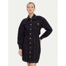 KARL LAGERFELD Дънкова рокля A4W13019 Тъмносин Relaxed Fit