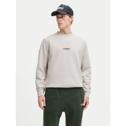 Jack & Jones Суитшърт Soho 12278791 Бежов Relaxed Fit