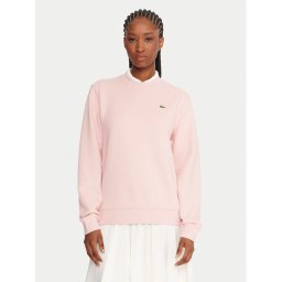 Lacoste Суитшърт SF5245 Розов Relaxed Fit