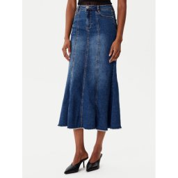 Morgan Дънкова пола 252-JAFTER Син Slim Fit