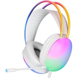 Xtrike ME геймърски слушалки Gaming Headphones GH-511 - 50mm, RGB, White
