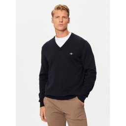 Gant Пуловер Classic 8030562 Тъмносин Regular Fit