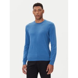 Calvin Klein Пуловер LV040BM343 Син Regular Fit