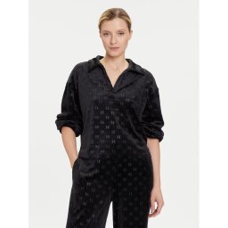 KARL LAGERFELD Блуза A4W44007 Черен Regular Fit