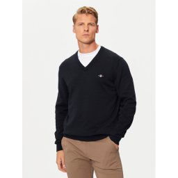 Gant Пуловер Classic 8030562 Тъмносин Regular Fit