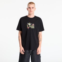 Тениска DIME Classic Fuzzy T-Shirt UNISEX Black S