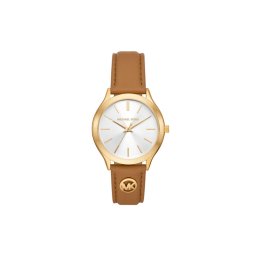 Michael Kors Часовник Slim Runway MK7543 Кафяв