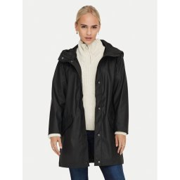 ONLY Яке за дъжд Elisa 15261734 Черен Regular Fit