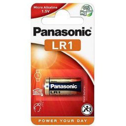 Алкална батерия PANASONIC LR1 /1 бр. в опаковка/ 1.5V