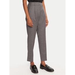 Weekend Max Mara Текстилни панталони Caldaia 2525136152 Сив Regular Fit