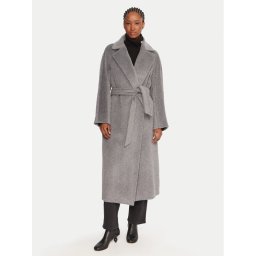 Weekend Max Mara Вълнено палто Tempera 2525016082 Сив Regular Fit