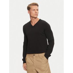 Hugo Пуловер San Vredo-M 50474172 Черен Slim Fit