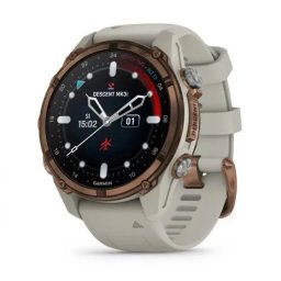 Garmin Descent Mk3i – 43 мм Bronze PVD титан с French grey силиконова каишка