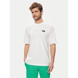 The North Face Тишърт Simple Dome NF0A87NR Бял Oversize