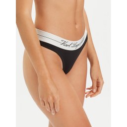 KARL LAGERFELD Бикини тип прашка A1W47095 Черен