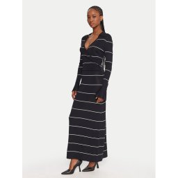 French Connection Плетена рокля 71ZAG Тъмносин Regular Fit