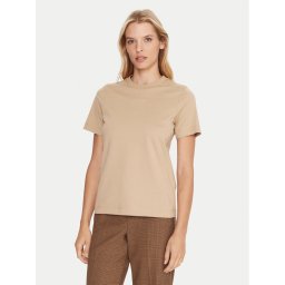 Lacoste Тишърт TF0355 Бежов Regular Fit