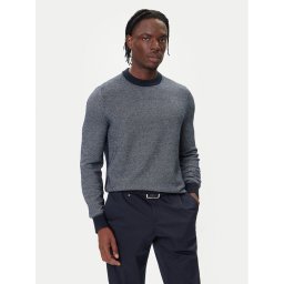 BOSS Пуловер H-Hestro 50549986 Тъмносин Regular Fit