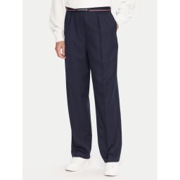 Lacoste Текстилни панталони HF5307 Тъмносин Relaxed Fit