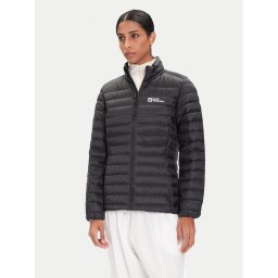 Jack Wolfskin Пухено яке Pilvi 1207761 Черен Regular Fit