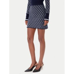 Guess Пола тип молив W5BD81 Z3JD2 Тъмносин Slim Fit