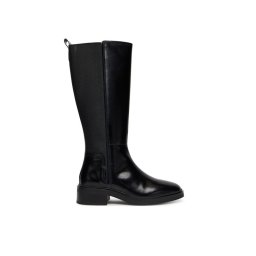 Tommy Hilfiger Ботуши Th Minimal Abrasivato Long Boot FW0FW08979 Черен