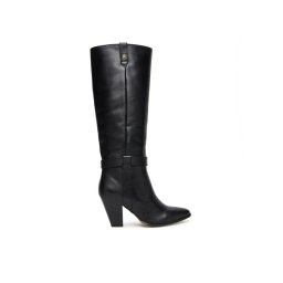 Tommy Hilfiger Ботуши T-Strap Pointy FW0FW08982 Черен