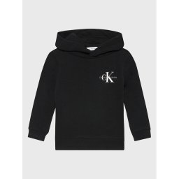 Calvin Klein Jeans Суитшърт Small Monogram IU0IU00266 Черен Regular Fit