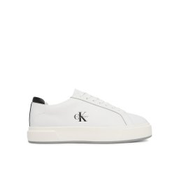 Calvin Klein Сникърси Basket Cupsole Laceup Lth Ml YM0YM01460 Бял