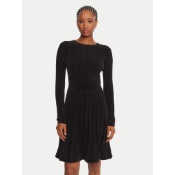 Guess Плетена рокля W5BK79 Z3902 Черен Regular Fit