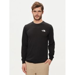The North Face Тениска с дълъг ръкав Redbox NF0A87NN Черен Regular Fit