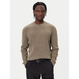BOSS Пуловер P-Horso 50549989 Кафяв Regular Fit