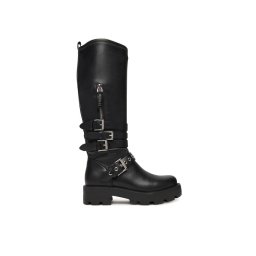 Guess Ботуши FLFYNK ELE11 Черен