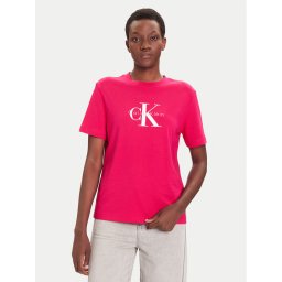 Calvin Klein Jeans Тишърт Hero Classic LV047B865G Розов Regular Fit
