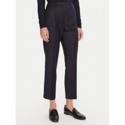 Weekend Max Mara Текстилни панталони Caldaia 2525136152 Тъмносин Regular Fit