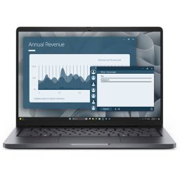 Dell Pro 14 PC14255, AMD Ryzen 5 PRO 230 (22 MB cache, 6cores, up to 4.9 GHz, 16 TOPS NPU), 14" FHD+(1920x1200) IPS, 300nits AG, 16 GB: 1 x 16 GB, DDR5, 5600 MT/s, 512 GB SSD, AMD Radeon 760M graphics, FHD HDR IR Cam and Mic, Wi-Fi 6E, FPR, Backlit Kb,