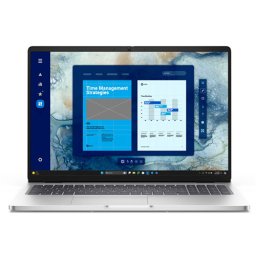 Dell Pro 16 PC16250, Intel Ultra 5 235U vPro(R) (12 TOPS NPU, 12cores, up to 4.9 GHz), 16" FHD+(1920x1200) 300nits AG, 16 GB: 1x16 GB, DDR5, 5600 MT/s, 512 GB SSD, Intel Graphics, FHD HDR IR Cam and Mic, Wi-Fi 6E, FPR, Backlit Kb, Win11 Pro, Silver