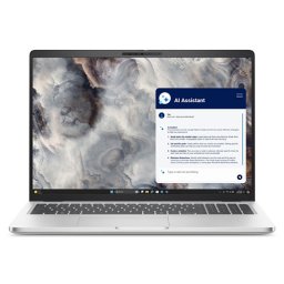 Dell Pro 16 Plus PB16250, Intel Core Ultra 7 265U (12 TOPS NPU, 12C, up to 5.3 GHz), 16.0" FHD+ (1920x1200), AG 300 nit, 1x16 GB, DDR5, 5600 MT/s, 512 GB SSD, Integrated graphics, FHD HDR + IR Cam, FPR, Wi-Fi 6E, Backlit Kb, Win11 Pro, Aluminum, 3Y PS