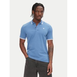 G-Star Raw Тениска с яка и копчета Dunda D17127-5864 Кафяв Slim Fit