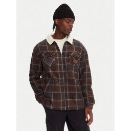 Quiksilver Риза-яке EQYPF03080 Кафяв Regular Fit