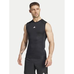 adidas Тениска от техническо трико TECHFIT Compression Training JE6694 Черен Slim Fit