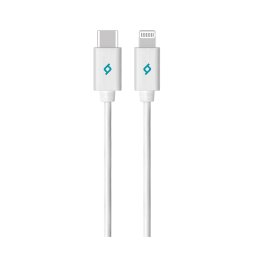 Кабел MFI Lightning - Type C Charge / Data Cable, 150cm - Бял