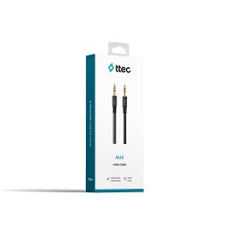 Кабел ttec 3.5mm, Sterio Aux, Cable, 1m