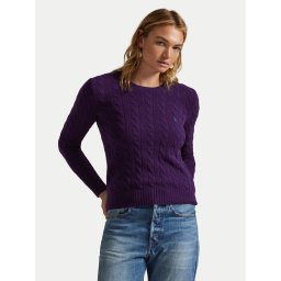 Polo Ralph Lauren Пуловер 211971865011 Виолетов Slim Fit
