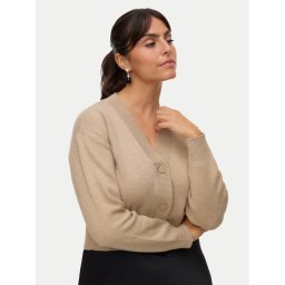 Vero Moda Кардиган Gold Art 10332210 Бежов Regular Fit