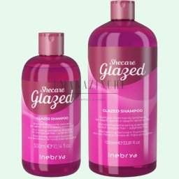 Inebrya Хидратиращ ламиниращ шампоан за блясък 300/1000 мл. Shecare Glazed Shampoo