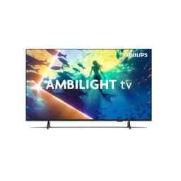 Телевизор Philips 43PUS8010/12, 43" 4K UHD LED, 3840x2160p, 60Hz, DVB-T/T2/T2-HD/C/S/S2, 60Hz, Ambilight 3, Pixel Precise UHD, HDR+, Titan OS, Dolby Atmos & DTS:X, 3*HDMI, 2*USB, VRR, 802.11ac, BT 5.2, 20W RMS, Black
