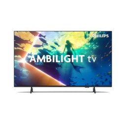 Телевизор Philips 50PUS8010/12, 50" 4K UHD LED, 3840x2160p, 60Hz, DVB-T/T2/T2-HD/C/S/S2, 60Hz, Ambilight 3, Pixel Precise UHD, HDR+, Titan OS, Dolby Atmos & DTS:X, 3*HDMI, 2*USB, VRR, 802.11ac, BT 5.2, 20W RMS, Black