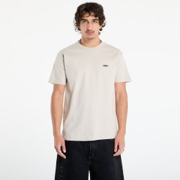 Тениска OBEY Visual Studios Tee Silver Grey S