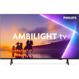Телевизор Philips 50PUS8510/12, 50" 4K Ultra HD QLED, 3840x2160p, DVB-T/T2/T2-HD/C/S/S2, 60Hz, Ambilight 3, Pixel Precise UHD, 9
